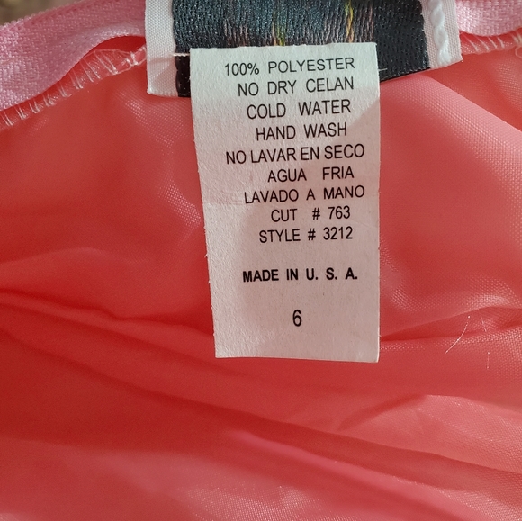 Coral Formal Sequin Dress - Picture 8 of 8